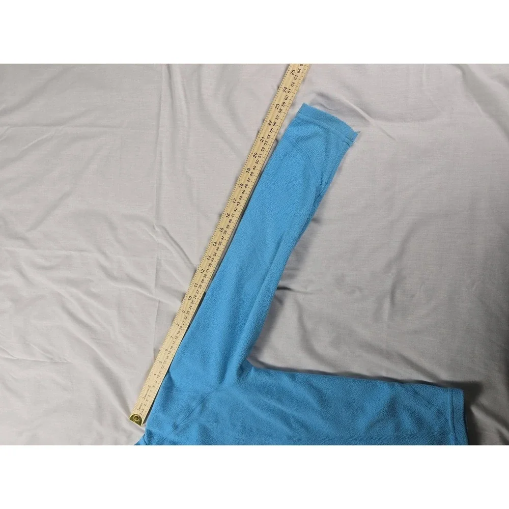 North Face Pullover Girls Medium 10/12 Blue‎ Fleece Half Zip Warm Outdoor Youth